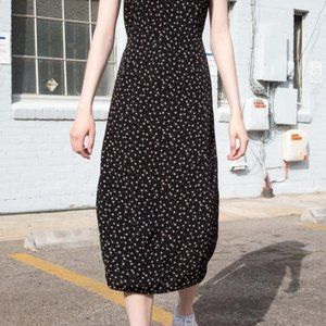 Brandy Melville Flower Midi Dress with belt